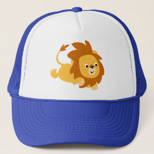 Cute Cartoon Gamboling Lion Pet