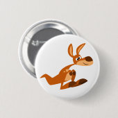 Cute Cartoon Gekke Kangaroo Button Badge (Voorkant /achterkant)