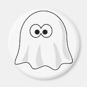 Cute Cartoon Ghost Magneet (Voorkant)