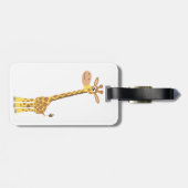 Cute Cartoon Giraffe Bagagelabel (Achterkant horizontaal)