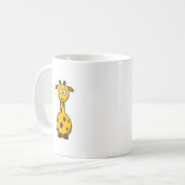 Cute Cartoon Giraffe Clipart Koffiemok (Voorkant links)