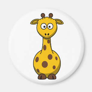 Cute Cartoon Giraffe Clipart Magneet