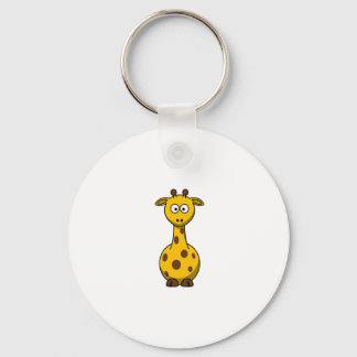 Cute Cartoon Giraffe Clipart Sleutelhanger