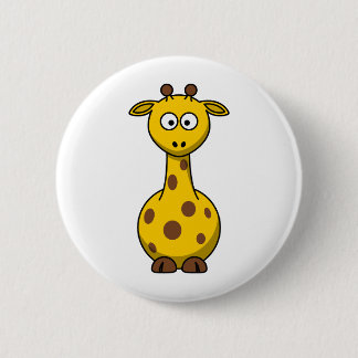 Cute Cartoon Giraffe Ronde Button 5,7 Cm