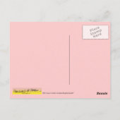 Cute cartoon Gladys het Briefkaart Guardian Angel (Achterkant)