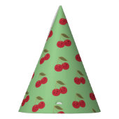 Cute Cartoon glimlachend Kawaii Cherries Feesthoedjes (Links)