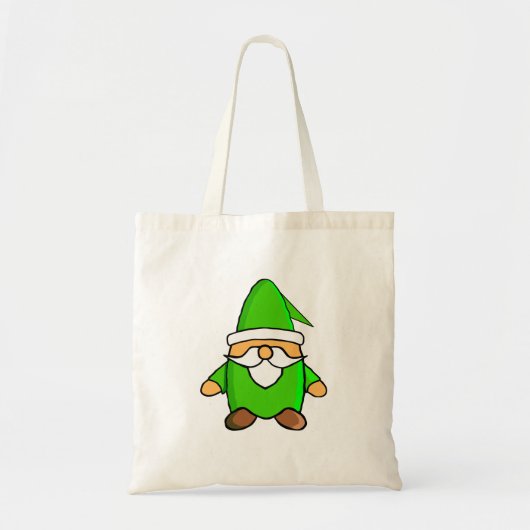 Cute Cartoon Gnome Canvas tas (Voorkant)