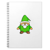 Cute Cartoon Gnome Notitieboek (Voorkant)