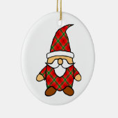 Cute Cartoon Gnome Tekening Keramisch Ornament (Rechts)