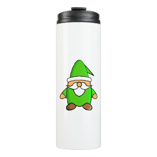 Cute Cartoon Gnome Thermal Tumbler Thermosbeker (Voorkant)