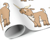 Cute Cartoon Goat Cadeaupapier (Rol Hoek)