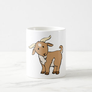 Cute Cartoon Goat Koffiemok