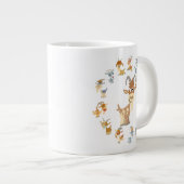 Cute Cartoon Goat Mandala Jumbo Mok (Voorkant rechts)