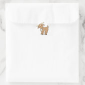 Cute Cartoon Goat Sticker (Tas)