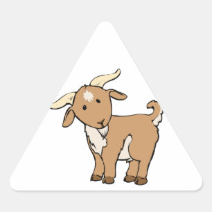 Cute Cartoon Goat Sticker