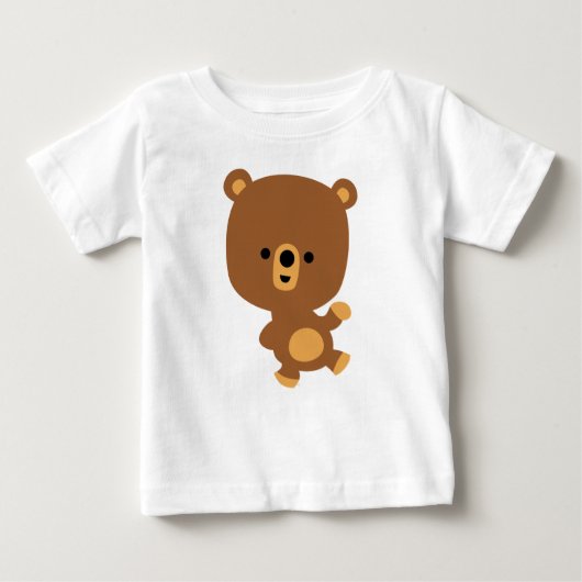 Cute Cartoon "Good Vibe" Beer Baby T-Shirt (Voorkant)