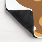 Cute Cartoon "Good Vibe" Beer Mousepad Muismat (Hoek)