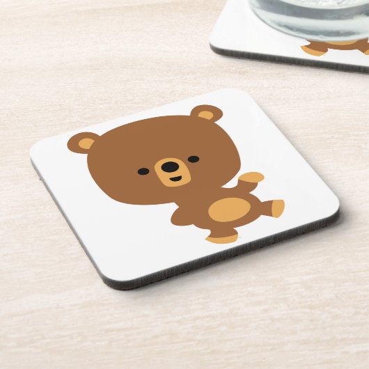 Cute Cartoon "Good Vibe" Beer Onderzetters set (Linkerzijde)