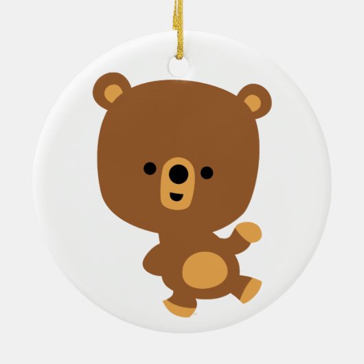 Cute Cartoon Good Vibe Beer Ornament (Achterkant)