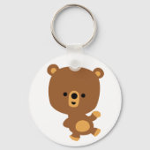 Cute Cartoon "Good Vibe" Beer Sleutelhanger (Voorkant)