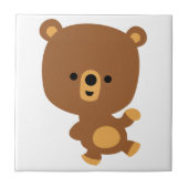 Cute Cartoon "Good Vibe" Beer Tile Tegeltje (Voorkant)