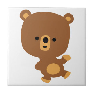 Cute Cartoon "Good Vibe" Beer Tile Tegeltje