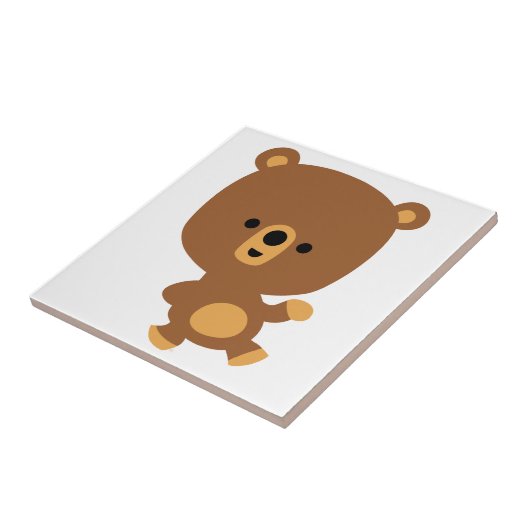 Cute Cartoon "Good Vibe" Beer Tile Tegeltje (Zijkant)