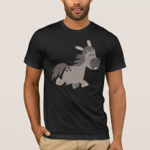 Cute Cartoon Grey Pony T-Shirt
