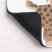 Cute Cartoon Happy Lynx Mousepad Muismat (Hoek)