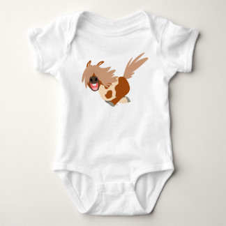 Cute Cartoon Happy Pinto Pony Baby Creeper Romper