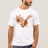 Cute Cartoon Happy Pinto Pony T-shirt (Voorkant)