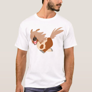 Cute Cartoon Happy Pinto Pony T-shirt