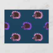 Cute Cartoon Hedéegs Briefkaart (Voorkant)