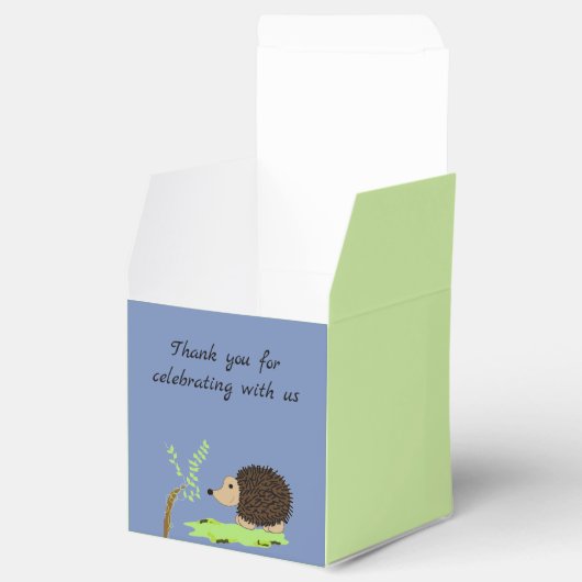 Cute Cartoon Hedégel Dank je Bedankdoosjes (Geopend)