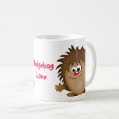 Cute Cartoon Hedegel Koffiemok (Voorkant rechts)