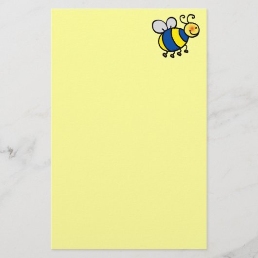 Cute cartoon hommel briefpapier (Voorkant)