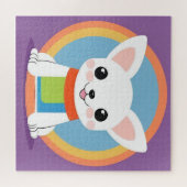 Cute Cartoon Honden Illustratie Legpuzzel (Horizontaal)