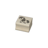 Cute Cartoon Horse Pony 1x1 Rubberstempel (Stempel)
