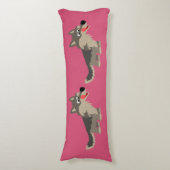 Cute Cartoon Hungry Wolf Body Pillow Lichaamskussen (Voorkant Verticaal)