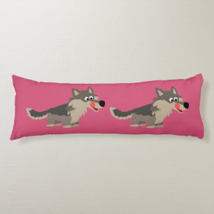 Cute Cartoon Hungry Wolf Body Pillow Lichaamskussen