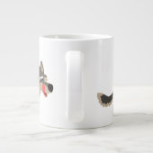 Cute Cartoon Hungry Wolf Jumbo Mok (Achterkant)