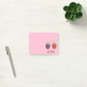 Cute Cartoon Ik hou van je Berry Much Pun Post-it® Notes (Kantoor)