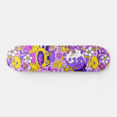 Cute Cartoon Illustration Persoonlijk Skateboard (Horizontaal)