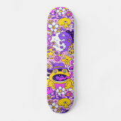 Cute Cartoon Illustration Persoonlijk Skateboard (Voorkant)