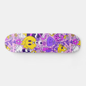 Cute Cartoon Illustration Skateboard (Horizontaal)
