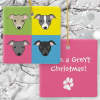 Cute cartoon Italiaanse greyhounds Persoonlijke te