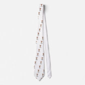 Cute Cartoon Jackalope Stropdas (Voorkant)