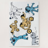 Cute Cartoon Jigzaag Legpuzzel (Verticaal)