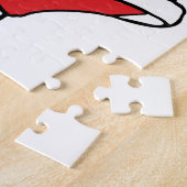 Cute Cartoon Jolly Santa Claus Laughing Ho Ho Ho Legpuzzel (Zijkant)