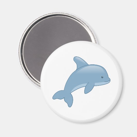 Cute Cartoon Jumping Dolphin Magneet (Voorkant / Achterkant)